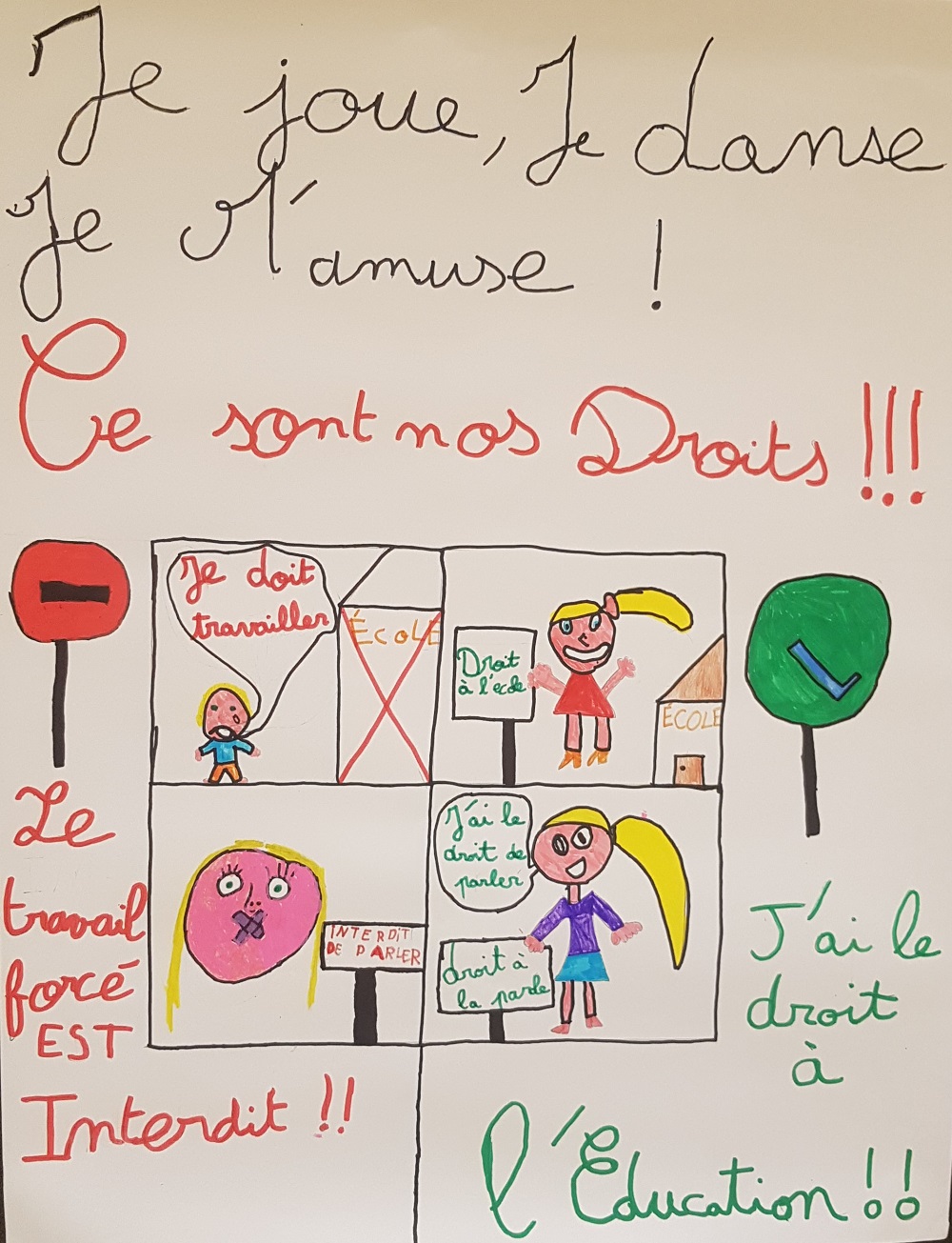 Affiche Agis Pour Tes Droits Enfants Et Adolescents Citoyens